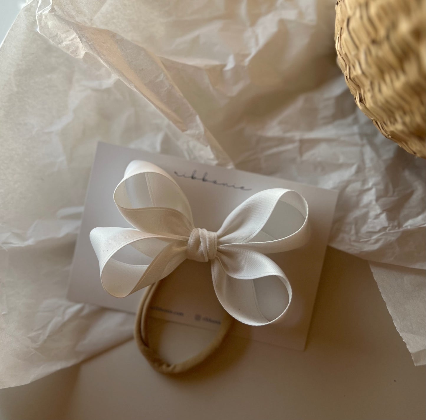 Classic Satin Twist Bow Headband