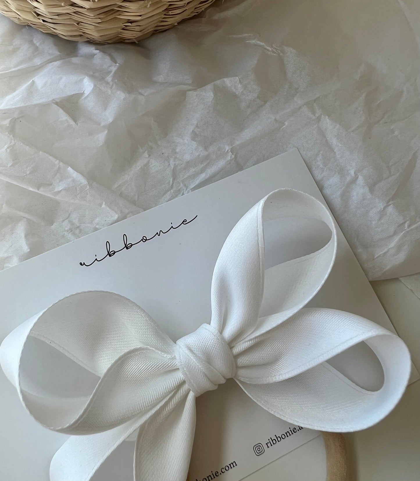 Classic Satin Twist Bow Headband